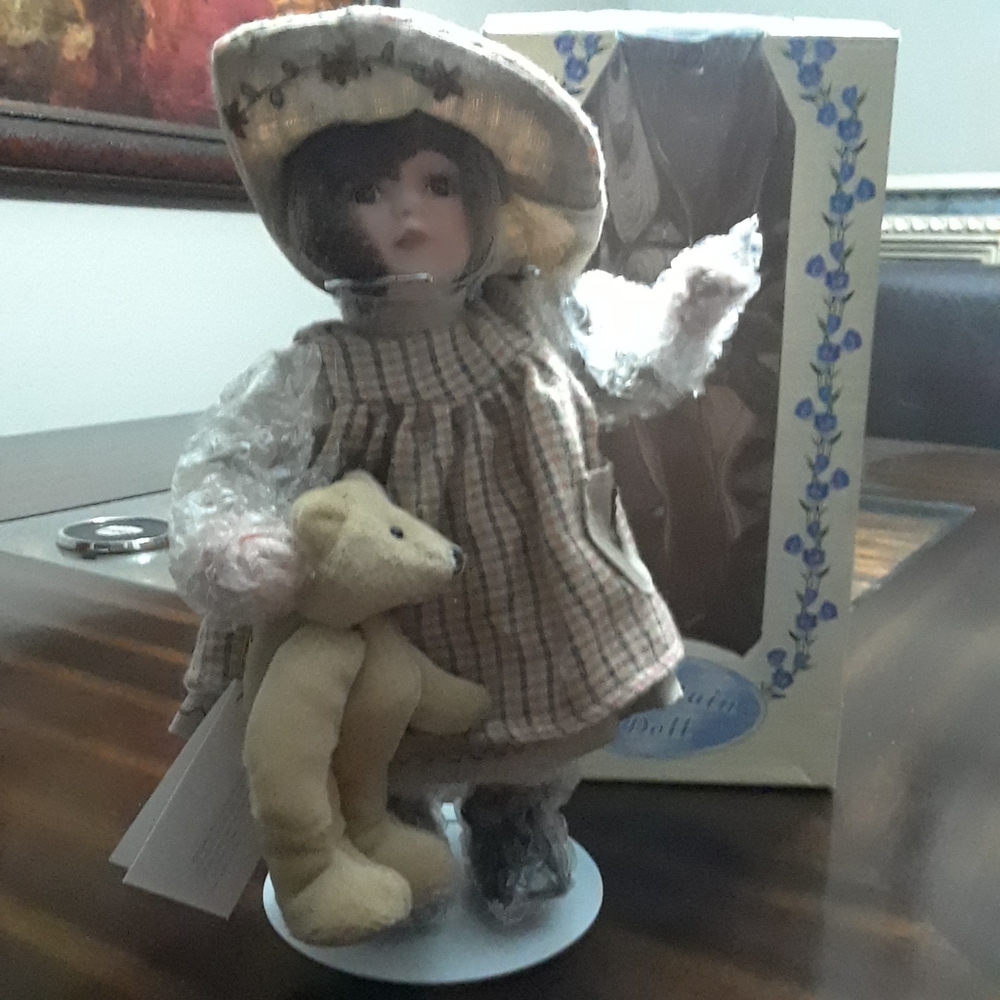 Porcelain Doll with stand